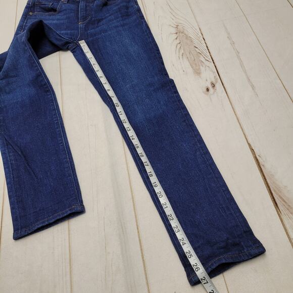 Loft the super soft girlfriend jeans dark indigo wash - Picture 3 of 9